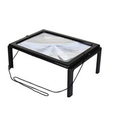 Large Magnifying Glass Hands Free With LED Light Magnifier Giant Reading sewing