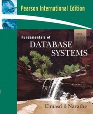 Fundamentals of Database Systems Paperback Shamkant, Elmasri, Ram