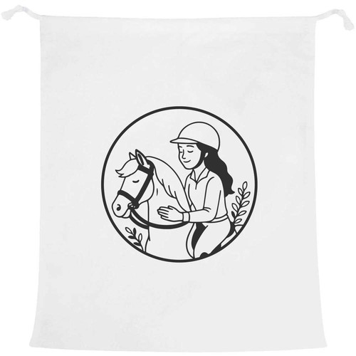 Horse rider laundry - 'horse,
