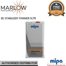 MIPA BC STABILISER BASECOAT STABILISING THINNER REDUCER 5LTR -