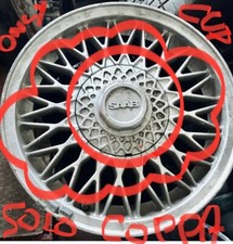Per Cerchio Saab 900/9000 Anni 90 COVER CUP X Fori 4 SOLO COPRIBULLONI COME FOTO