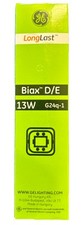 2x 13W GE G24q-1, Biax, 4 pin