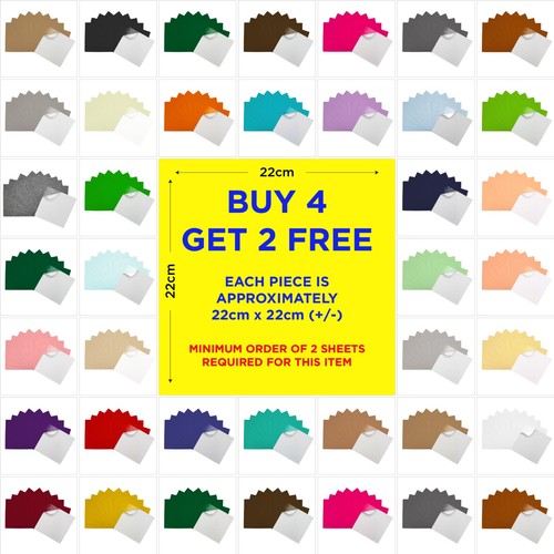 Sticky back felt sheets - back,