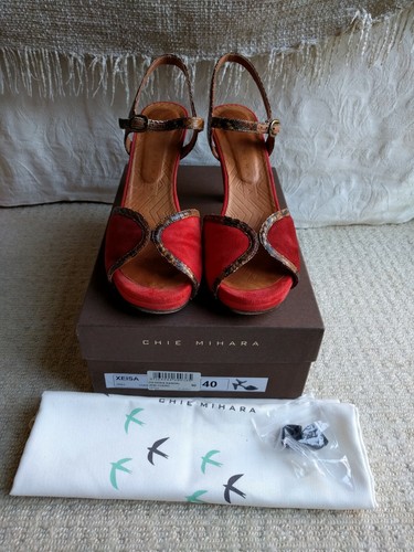 Chie mihara xeisa suede orange - chie,