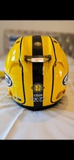 Arai RX-7V RX7 Joey Dunlop Motorcycle Helmet Rare Collectors Signed Certificate