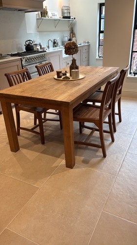 French teak dining - french,