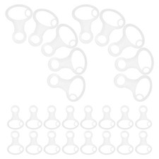  30 Pcs Cross Stitch Spool Storage Embroidery Organizer Clear Thread Holder