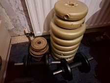 50kg Worth of Weights with 6