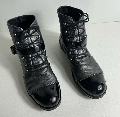 Chanel black leather - chanel,