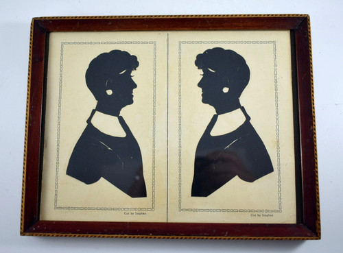 Antique silhouette portrait - antique,