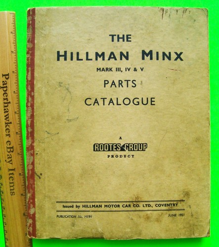 1951 hillman minx iii iv - 1951, iii,