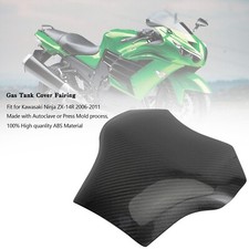 Gas Tank Cover Fairing Protector For Kawasaki Ninja ZX-14R 2006-2011 Carbon ZF