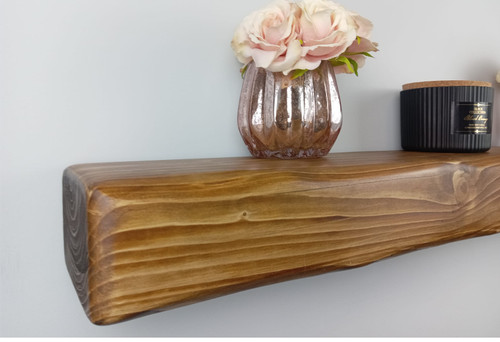 Fireplace mantel shelf aged - ,