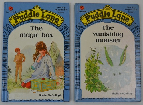 Vintage ladybird puddle - vintage,