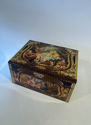 Antique vintage metal - antique, casket