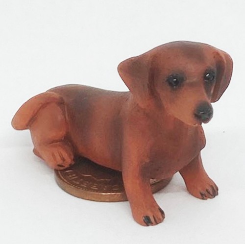 Dolls house dachshund - house, dog