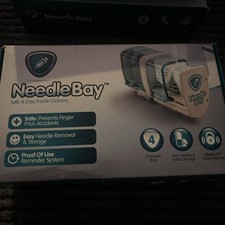 Needle Bay X4 Safe & Easy Insulin Delivery Portable Storage Case Travel Box