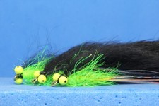 3 x Black and Green snakes