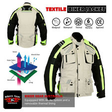 Australian Bikers Gear Men Motorcycle Motorbike Adventure Waterproof Jacket