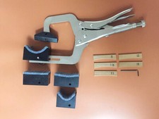 Hand Held Fret Press, w/ 5 Radius Inserts + 4 Neck Supports, For Any Neck