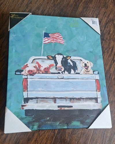 Farm animals pickup truck - farm,