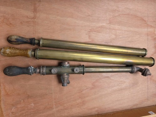 Set three vintage brass - set, of
