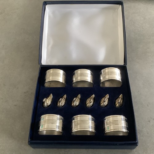 Vintage napkin rings - napkin,
