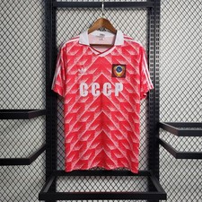 1988 Soviet Union CCCP home Jersey Men Kit Retro Shirt