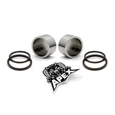 SG350 N Goose 1992 Brake Caliper Pistons Seals Suzuki Rear Stainless Upgrade Set