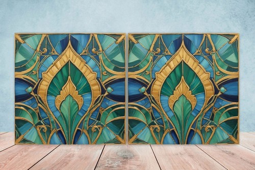 Art deco design - deco, tiles
