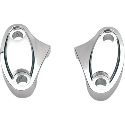 Chrome handlebar riser top - handlebar,