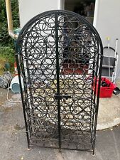 wine rack free standing metal