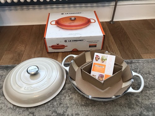 Creuset cast iron shallow - le,
