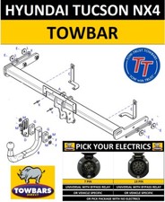 Swan Neck Towbar for Hyundai Tucson 2021 to 2024  NX4 Pick Your Own Electrics