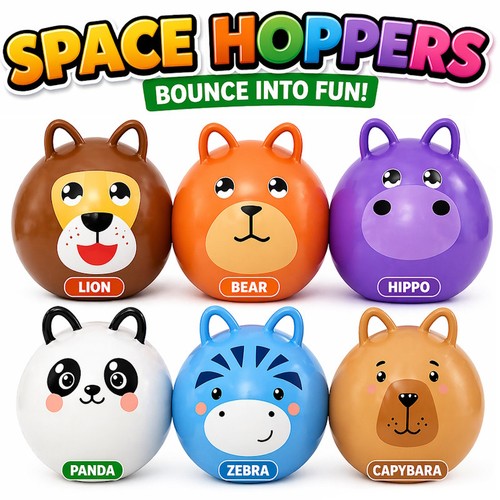 Space hopper inflatable animal - space,