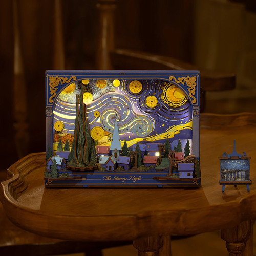 Rowood starry night wall art - night,