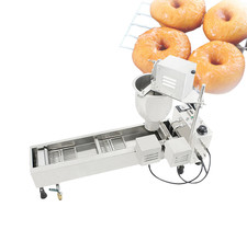 Electric Automatic Donut Fryer Ball Doughnuts Maker Machine Stainless Cooking