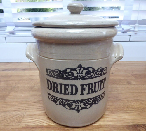 Vintage dried fruit - dried, lidded