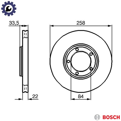 Brake disc 986 478 530 - brake,