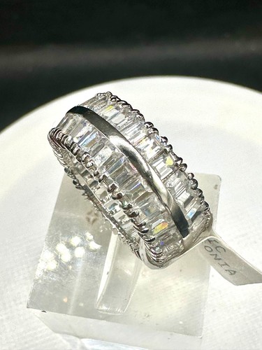 Emerald cut silver - cut,