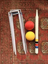 Set of Adult Croquet Hoops and