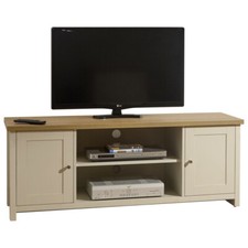Large TV Media Unit Cream and