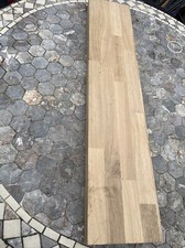 Solid Oak Kitchen Worktop Off Cut Small Shelf Size Min 80cm X 15cm 40mm Thick