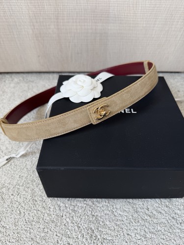 Chanel 26b suede belt dark - chanel,