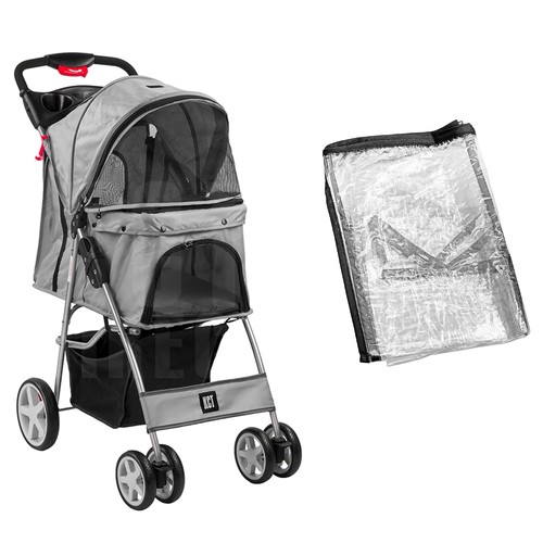 Kct grey pet stroller for - grey,