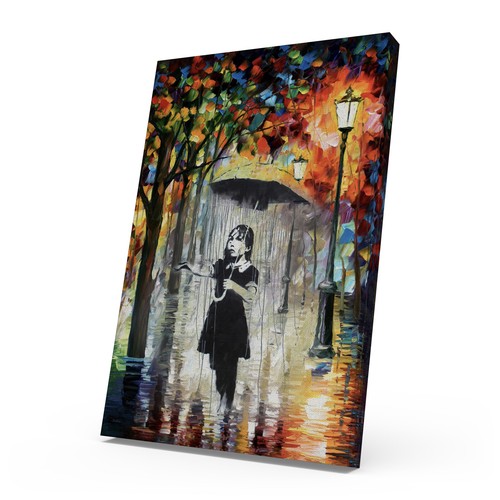 Banksy abstract canvas print - abstract,