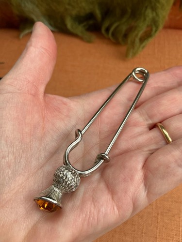 Vintage kilt pin brooch - vintage,