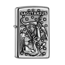 Genuine ZIPPO Lighters 12 Zodiacs Windproof Petrol Refillable Cigarette Lighter