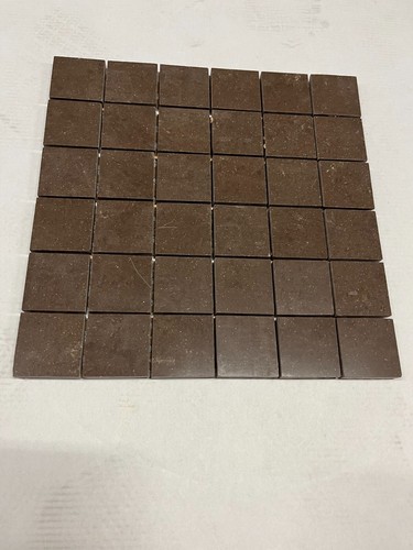 Brown gloss mosaic tile - brown,