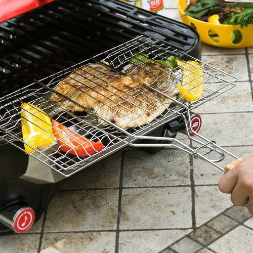 Bbq mesh grill basket - mesh,